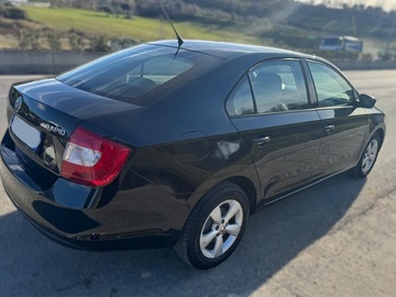 Cars: Automatic Skoda Rapid Sedan Black 
