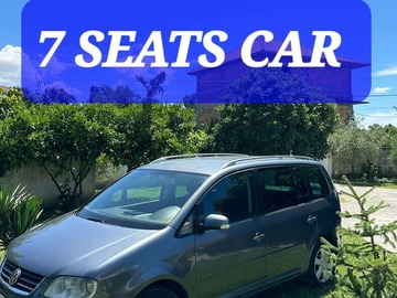 Cars:  7 seats(sitzplatze) ww touran 1.9 diesel  